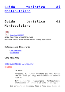 Guida turistica di Montepulciano