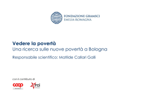 Vedere la povertà - Comune di Bologna