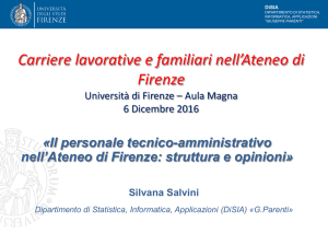 Conciliazione famiglia-lavoro nell`Ateneo di Firenze: vita e opinioni