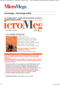 micromega - micromega-online » La “Grillonomics”. Analisi del