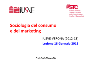 Sociologia del consumo e del marketing