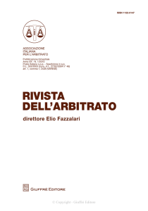 N. 1/2010 - Associazione Italiana per l`Arbitrato