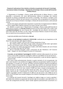 Documento complessivo - Associazione Italiana di Sociologia