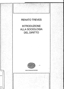RENATO TREVES INTRODUZIONE ALLA SOCIOLOGIA DEL DIRITTO