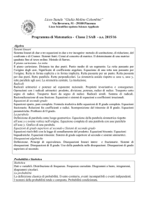 II SA B, pdf, 178 Kb - Liceo Statale GM Colombini