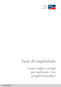 Testi di capitolato