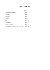 PSICOGEOMETRIA Indice Geometria e creazione Pag. 2 Il cerchio