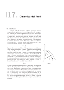 17. Dinamica dei fluidi