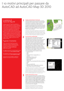 10 motivi per passare da AutoCAD ad AutoCAD Map 3D 2010