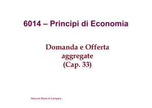 le FLUTTUAZIONI ECONOMICHE di BREVE PERIODO (AS-AD)