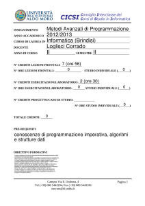 2012/2013 Informatica (Brindisi) Loglisci Corrado II