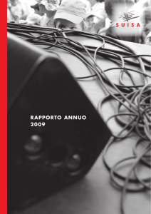 SUISA Rapporto Annuo 2009
