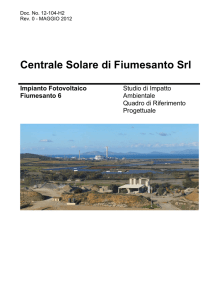 Centrale Solare di Fiumesanto Srl