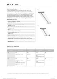 Scheda Tecnica PDF LE14-LE12
