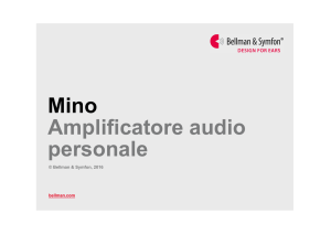 Mino Amplificatore audio personale