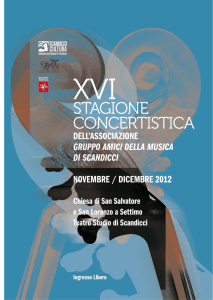 STAGIONE CONCERTISTICA