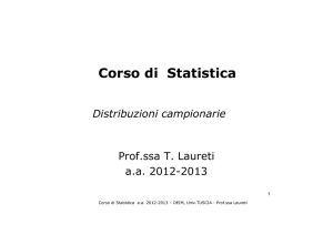 3.1 Distribuzioni campionarie