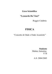 Onde e Onde Acustiche - Home Page Prof. Francesco Zumbo