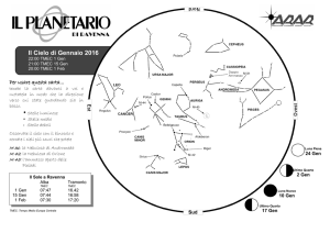 Gennaio - Associazione Ravennate Astrofili Rheyta