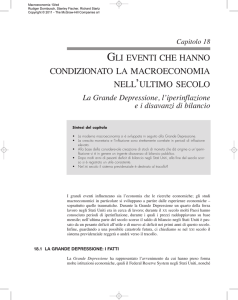 GLI EVENTI CHE HANNO CONDIZIONATO LA MACROECONOMIA