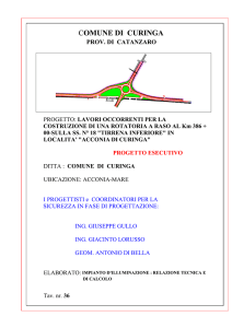 TAV. 36 - IMP. ILLUM. RELAZIONE TECNICA E DI CALCOLO