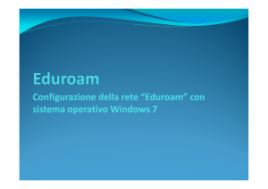 Microsoft PowerPoint - istruzioni Eduroam Win7 [modalit\340