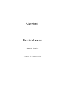 Raccolta appelli di Algoritmi