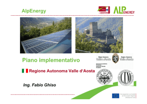 AlpEnergy - PoliTo - Regione autonoma Valle d`Aosta