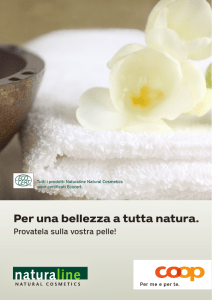 Per una bellezza a tutta natura.