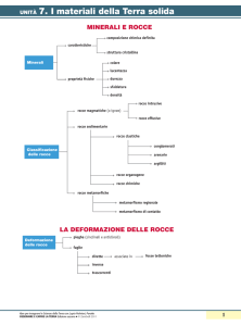 UNITÀ 7. I materiali della Terra solida