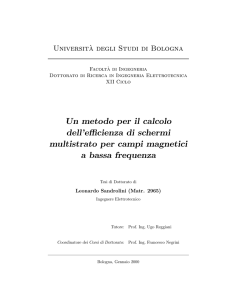 Un metodo per il calcolo dell`e±cienza di schermi multistrato per