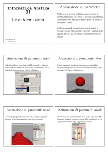 Le deformazioni - Dipartimento di Informatica