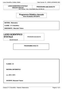 liceo scientifico statale - `Galileo Galilei`