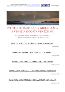 evento tornadico 12 giugno 2012 a venezia e costa