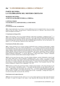 Matrimonio approfondimento