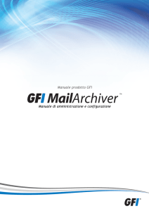 2 Utilizzo di GFI MailArchiver