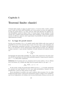Teoremi limite classici