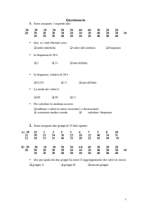 questionario statistica