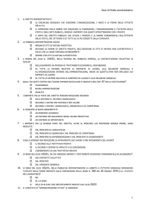 Quiz di Diritto amministrativo 1 NO