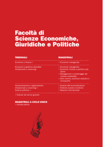 Facoltà di Scienze Economiche, Giuridiche e Politiche