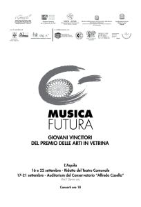 Visualizza il libretto - Istituto Abruzzese di Storia Musicale