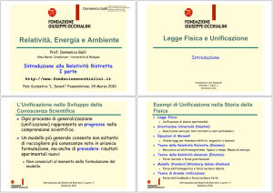 Relatività, Energia e Ambiente