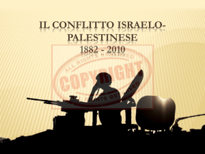 49) Il Conflitto Israelo-Palestinese