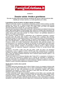 Famiglia Cristiana - Associazione Italiana della Tiroide