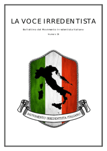 La Voce Irredentista n. 36 - MOVIMENTO IRREDENTISTA ITALIANO