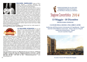 LIBRETTO Stagione Concertistica 2014