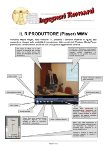 IL RIPRODUTTORE (Player) WMV