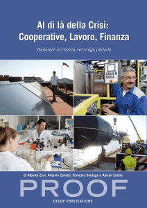 Al di là della Crisi: Cooperative, Lavoro, Finanza Al di là della Crisi