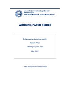 working paper series - econpubblica