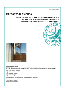 RAPPORTO DI RICERCA